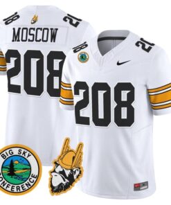 Moscow Jersey 208 Idaho Vandals 1975 Throwback Limited Stitched White a7b64c32 9965 4e00 bafd 0f24a75ca09d
