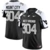 Mount City Jersey 304 West Virginia Mountaineers 2025 Stitched Alternate