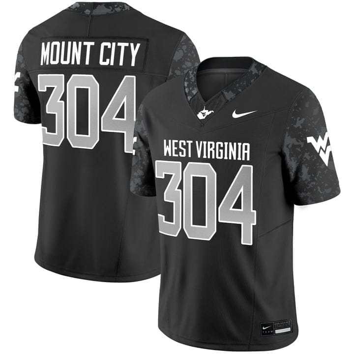 Mount City Jersey #304 West Virginia Mountaineers 2025 Vapor Stitched