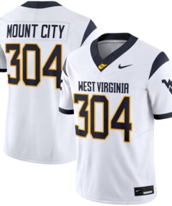 Mount City Jersey 304 West Virginia Mountaineers 2025 Vapor Stitched White 4cff65e3 56a4 46d8 ae6f 40b2d52e57f6