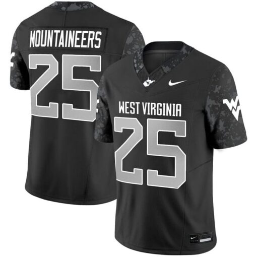 Mountaineers Jersey #25 West Virginia Mountaineers 2025 Limited Stitched