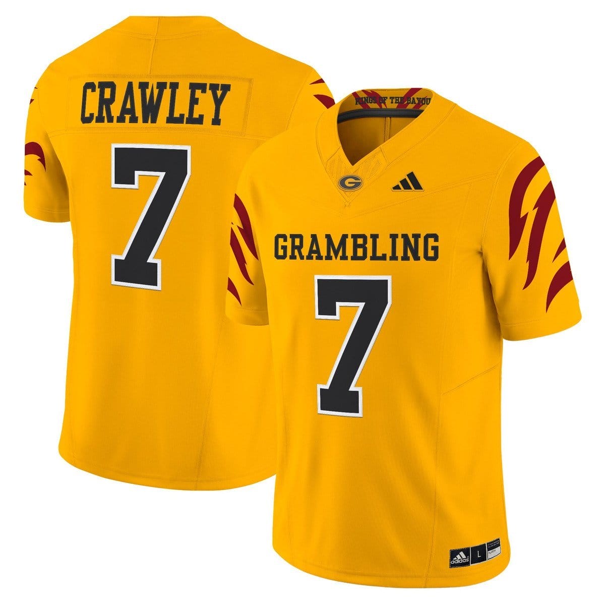 Myles Crawley Jersey #7 Grambling Tigers 2025 Vapor Limited Stitched - Image 3