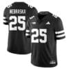 Nebraska Jersey 25 Nebraska Football 2025 Blackout Stitched Black