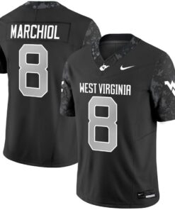 Nicco Marchiol Jersey #8 West Virginia Mountaineers 2025 Vapor Stitched