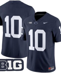 Alternative view of Nicholas Singleton Jersey #10 No Name Penn State Nittany Lions 2025