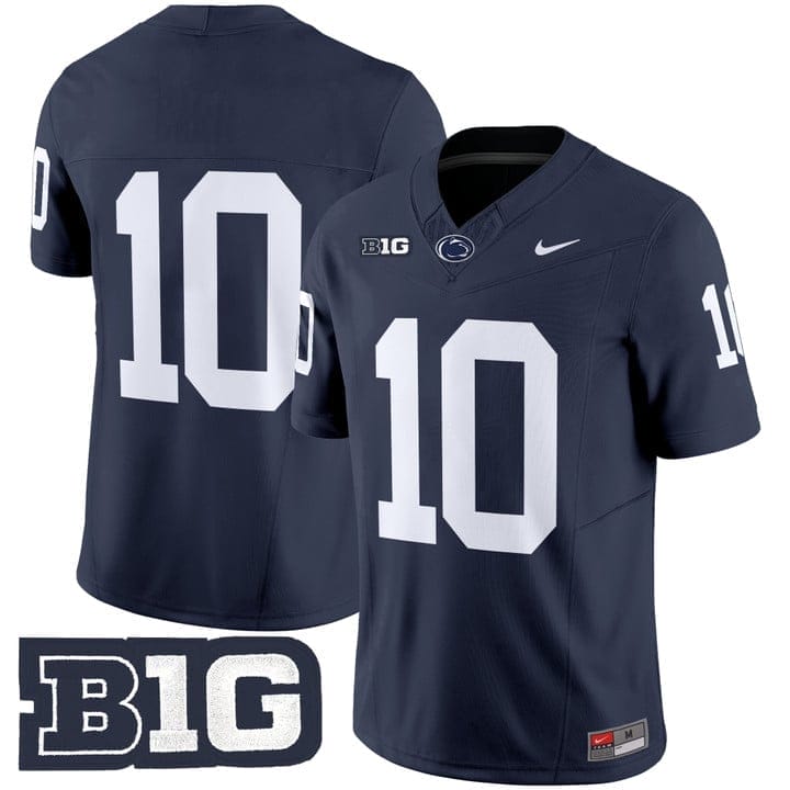 Nicholas Singleton Jersey #10 No Name Penn State Nittany Lions 2025 - Image 2