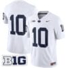 Nicholas Singleton Jersey 10 No Name Penn State Nittany Lions 2025 White 77333f30 cc92 40e9 a34f f402a3e4005e