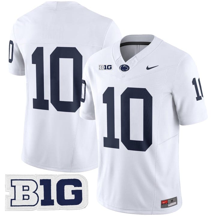 Nicholas Singleton Jersey #10 No Name Penn State Nittany Lions 2025