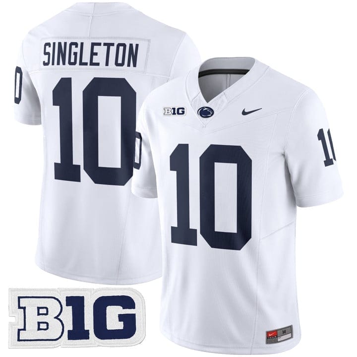 Nicholas Singleton Jersey #10 Penn State Limited 2025 Stitched