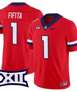 Noah Fifita Jersey 1 Arizona Wildcats 2025 Vapor Limited Stitched Red