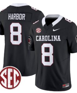 Nyck Harbor Jersey #8 Carolina 1980 Throwback Rebrand 2026 Stitched