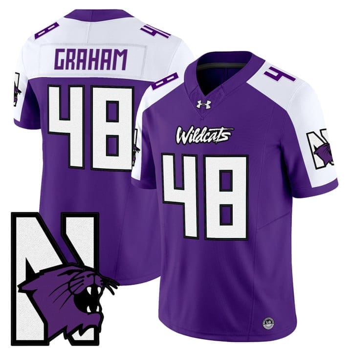 Otto Graham Jersey #48 Northwestern Wildcats Honoring 95 Vapor Limited Stitched - Image 4