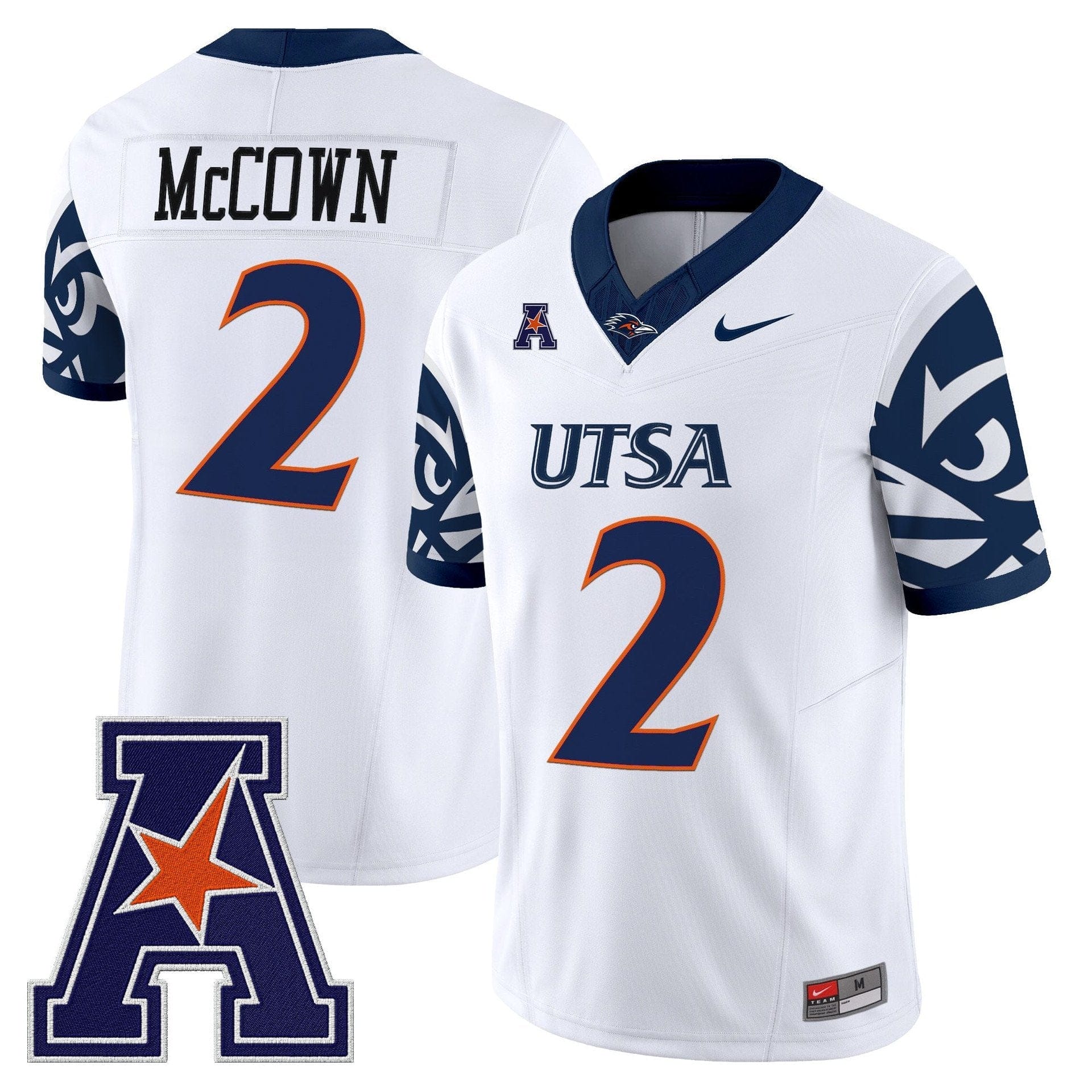 Owen McCown Jersey #2 UTSA Roadrunners 2025 Vapor Limited V2 Stitched