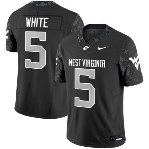 Pat White Jersey #5 West Virginia Mountaineers 2025 Limited Stitched