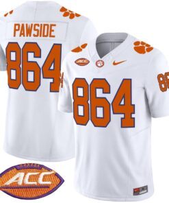 PawSide Jersey 864 Clemson Tigers 2025 Vapor Limited Stitched White 49cb5729 e405 41cc b802 7a840e9b992c