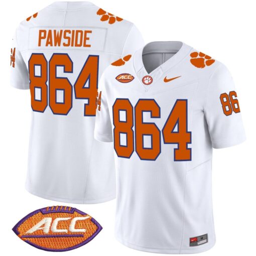 PawSide Jersey #864 Clemson Tigers 2025 Vapor Limited Stitched - Image 2
