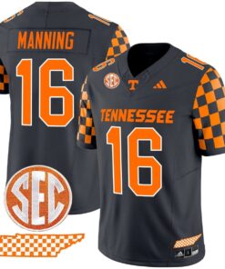 Peyton Manning Jersey 16 Tennessee Vols Rebrand 2026 Checkerboard Smokey Grey 7e1f5f2b 0686 4aaa b62b 840a7c26e45b