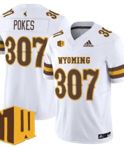 Pokes Jersey #307 Wyoming Cowboys 2025 Vapor Limited Stitched