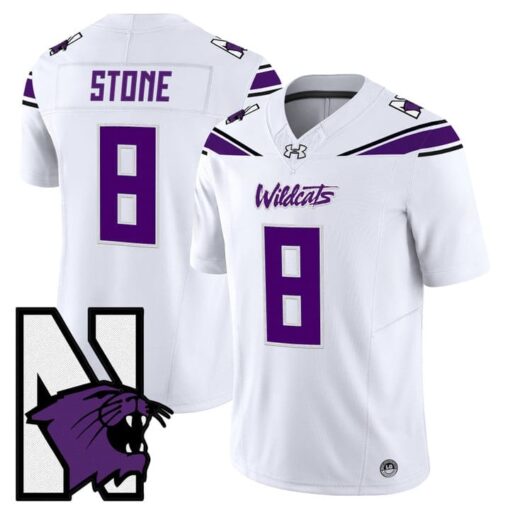Preston Stone Jersey #8 Northwestern Wildcats Honoring 95 Vapor Limited Stitched - Image 5