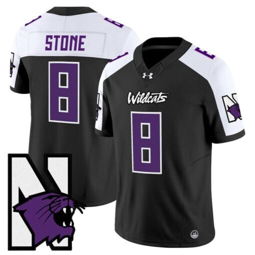 Preston Stone Jersey #8 Northwestern Wildcats Honoring 95 Vapor Limited Stitched - Image 2