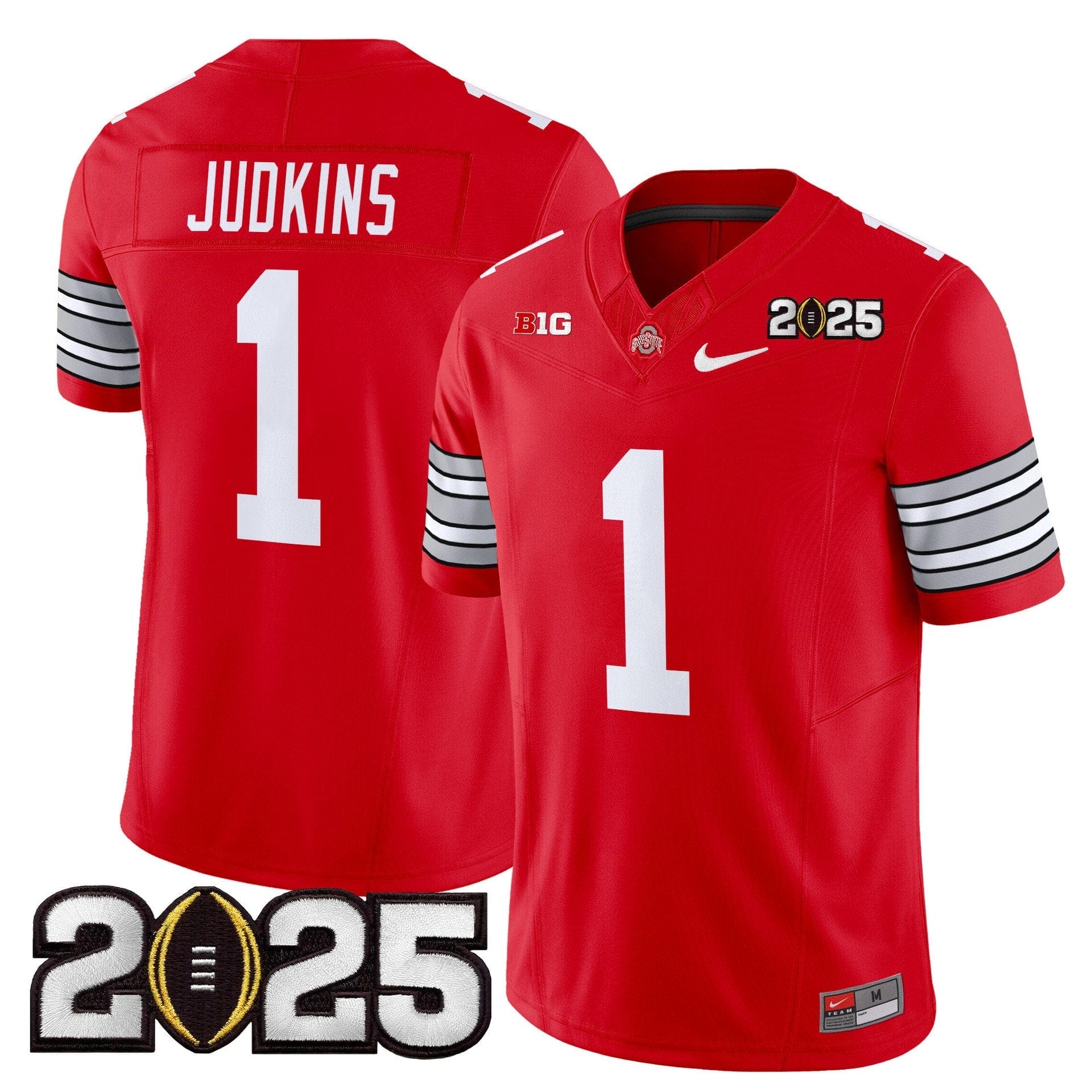 Brandon Inniss Jersey #1 Ohio State Buckeyes 2025 Vapor Limited Stitched - Image 5