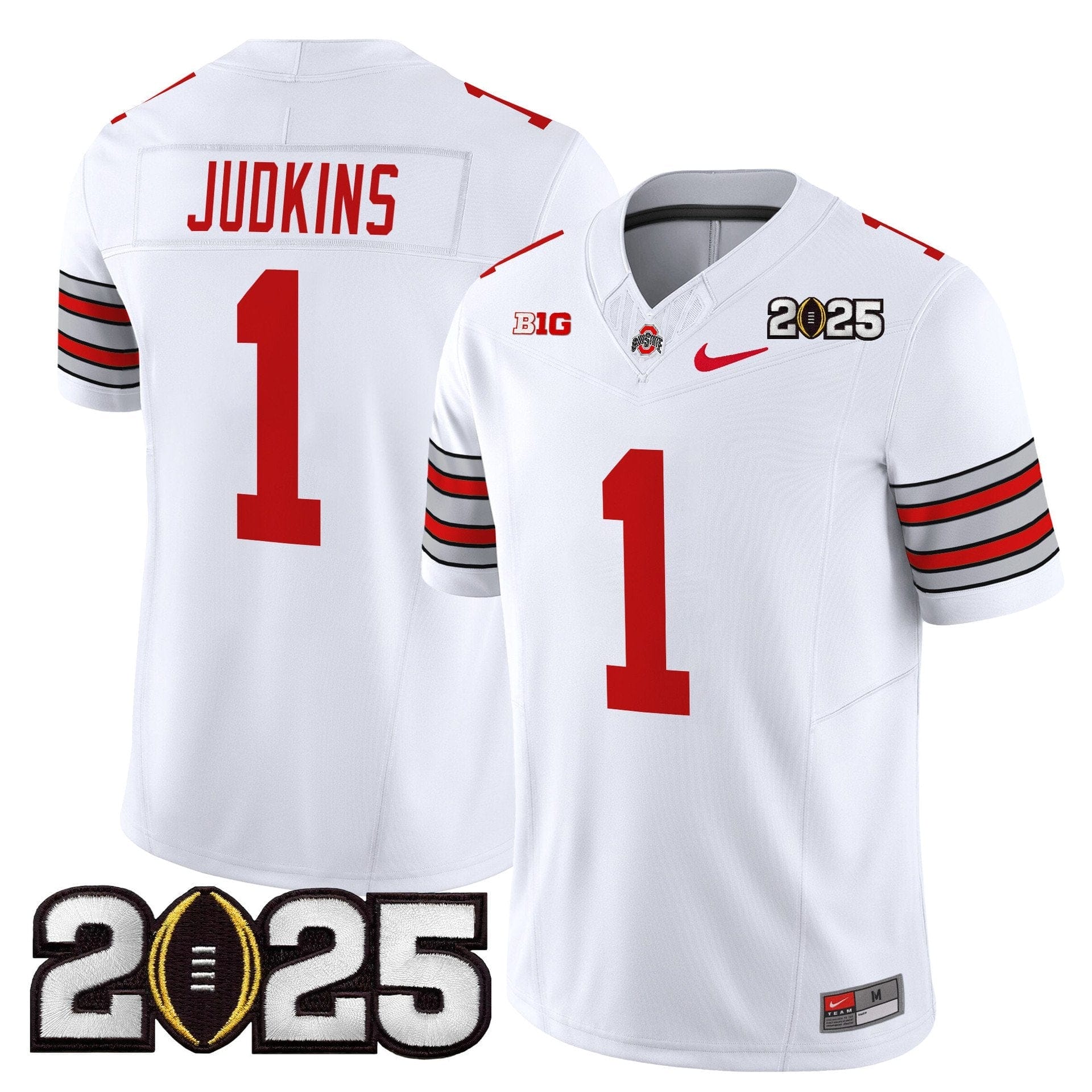 Brandon Inniss Jersey #1 Ohio State Buckeyes 2025 Vapor Limited Stitched - Image 2