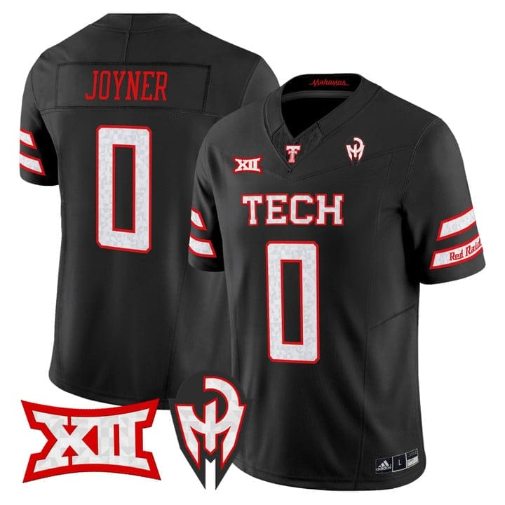 Quinten Joyner Jersey #0 Texas Tech Red Raiders Too Cold Vapor Stitched Black