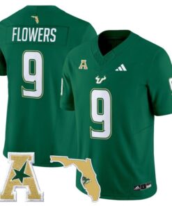 Quinton Flowers Jersey 9 South Florida Bulls 2025 Limited Stitched Green 6caddacd 63a2 44ee 9953 f168bb748023