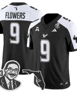 Quinton Flowers Jersey 9 South Florida Bulls Lee Roy Selmon Legacy Black Alter 77793e2d d8c2 4c50 854c 803124210c57