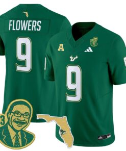 Quinton Flowers Jersey 9 South Florida Bulls Lee Roy Selmon Legacy Green dc89db0e a0d8 4485 b7cc 02a02288a2a2
