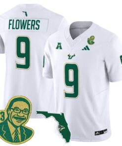 Quinton Flowers Jersey 9 South Florida Bulls Lee Roy Selmon Legacy White