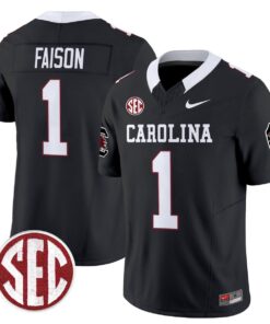 Rahsul Faison Jersey #1 Carolina 1980 Throwback Rebrand 2026 Stitched
