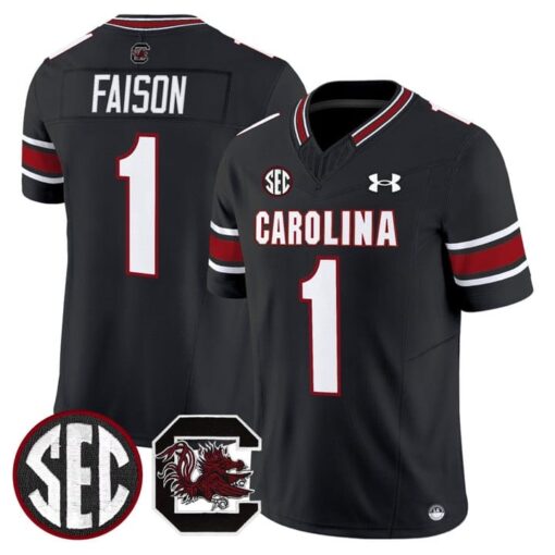 Rahsul Faison Jersey #1 South Carolina Gamecocks 2025 Stitched