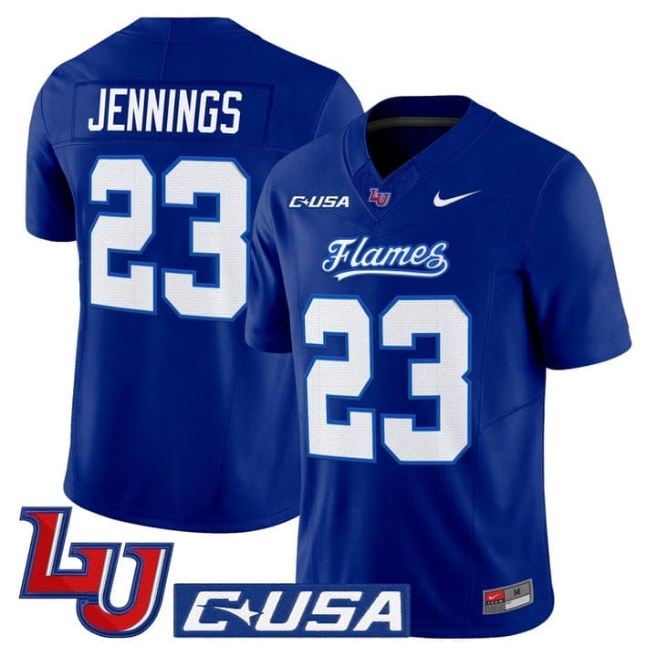 Rashad Jennings Jersey #23 Liberty Flames 2025 Vapor Limited Stitched - Image 2