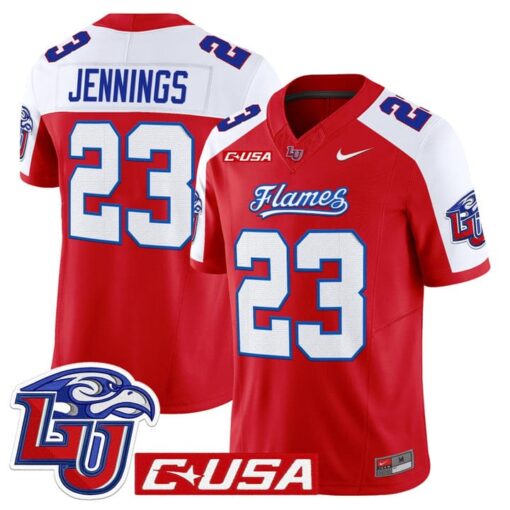 Rashad Jennings Jersey #23 Liberty Flames 2025 Vapor Limited Stitched - Image 4