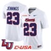 Rashad Jennings Jersey 23 Liberty Flames 2025 Vapor Limited Stitched White