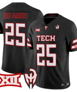 Red Raiders Jersey #25 Texas Tech Too Cold Vapor Limited Stitched