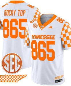 Rocky Top Jersey 865 Tennessee Vols Rebrand 2026 Checkerboard Stitched White dc4d813c f05e 43c8 9193 1c8799e0f8d1
