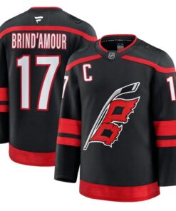 Rod Brind Amour Jersey 17 Carolina Hurricanes 2025 26 Premium Black