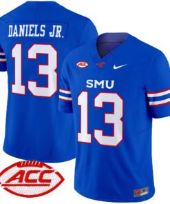 Roderick Daniels Jr Jersey 13 SMU Mustangs 2025 Vapor Limited Stitched Blue 66f3e89d 0d00 41e8 8ae7 6269bd6dad4a