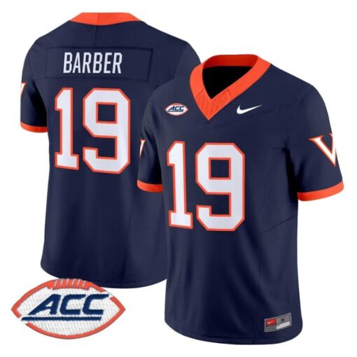 Rondé Barber Jersey #19 Virginia Cavaliers 1995 Throwbacks Stitched - Image 2