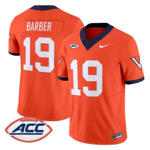 Rondé Barber Jersey #19 Virginia Cavaliers 1995 Throwbacks Stitched - Image 4