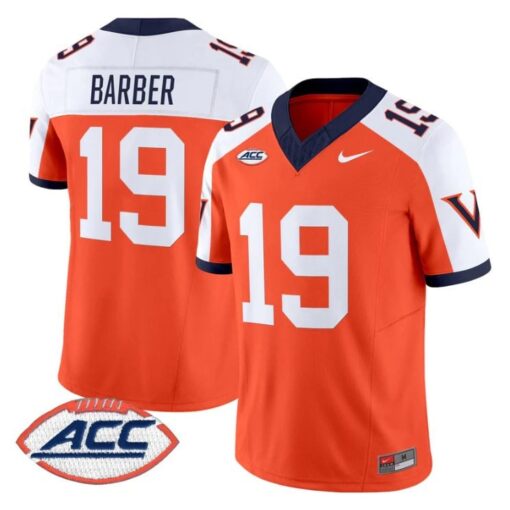 Rondé Barber Jersey #19 Virginia Cavaliers 1995 Throwbacks Stitched - Image 3