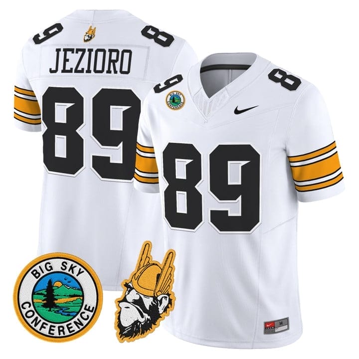 Ryan Jezioro Jersey #89 Idaho Vandals 1975 Throwback Limited Stitched - Image 2