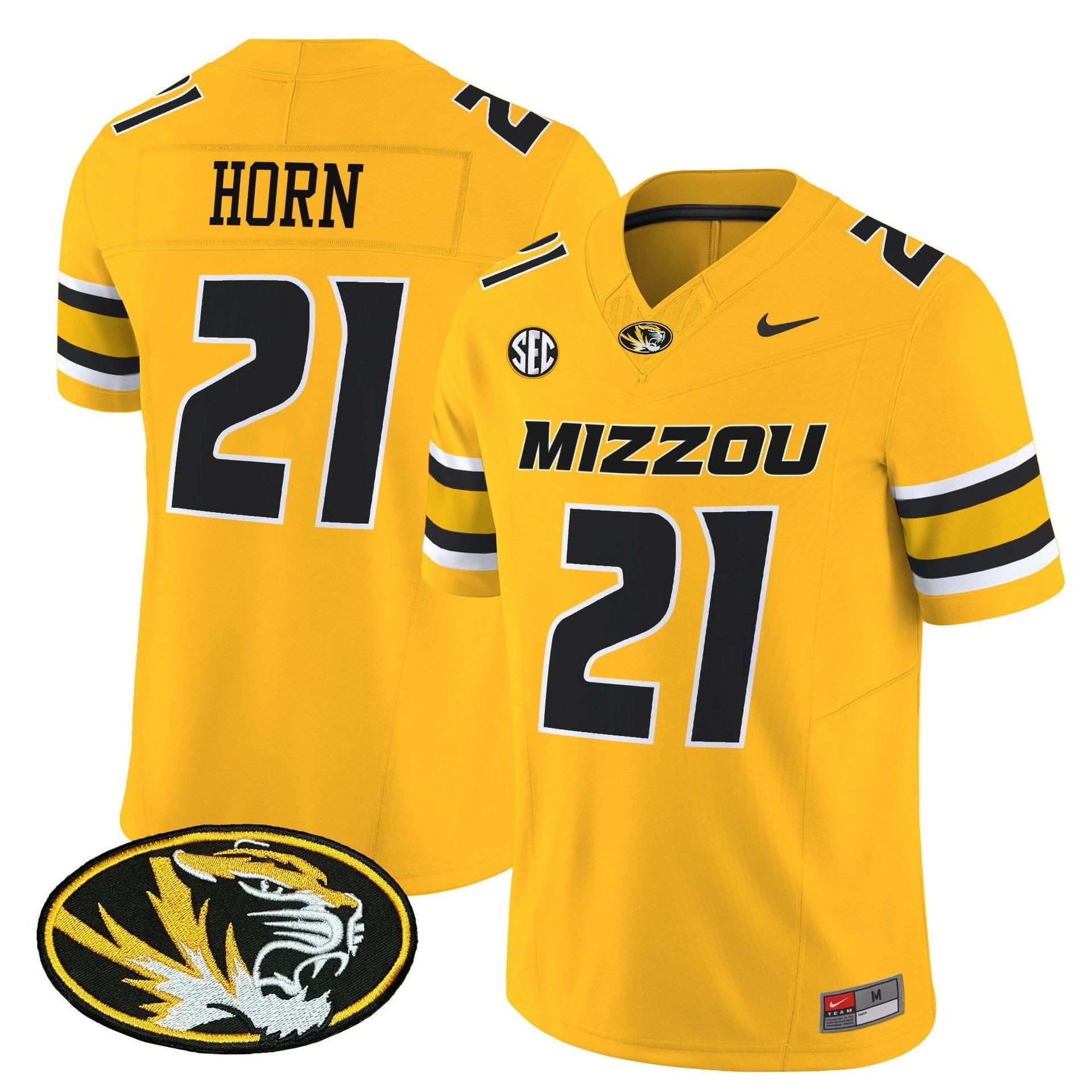 Sam Horn Jersey #21 Missouri Tigers 2025 Vapor Limited Stitched - Image 5