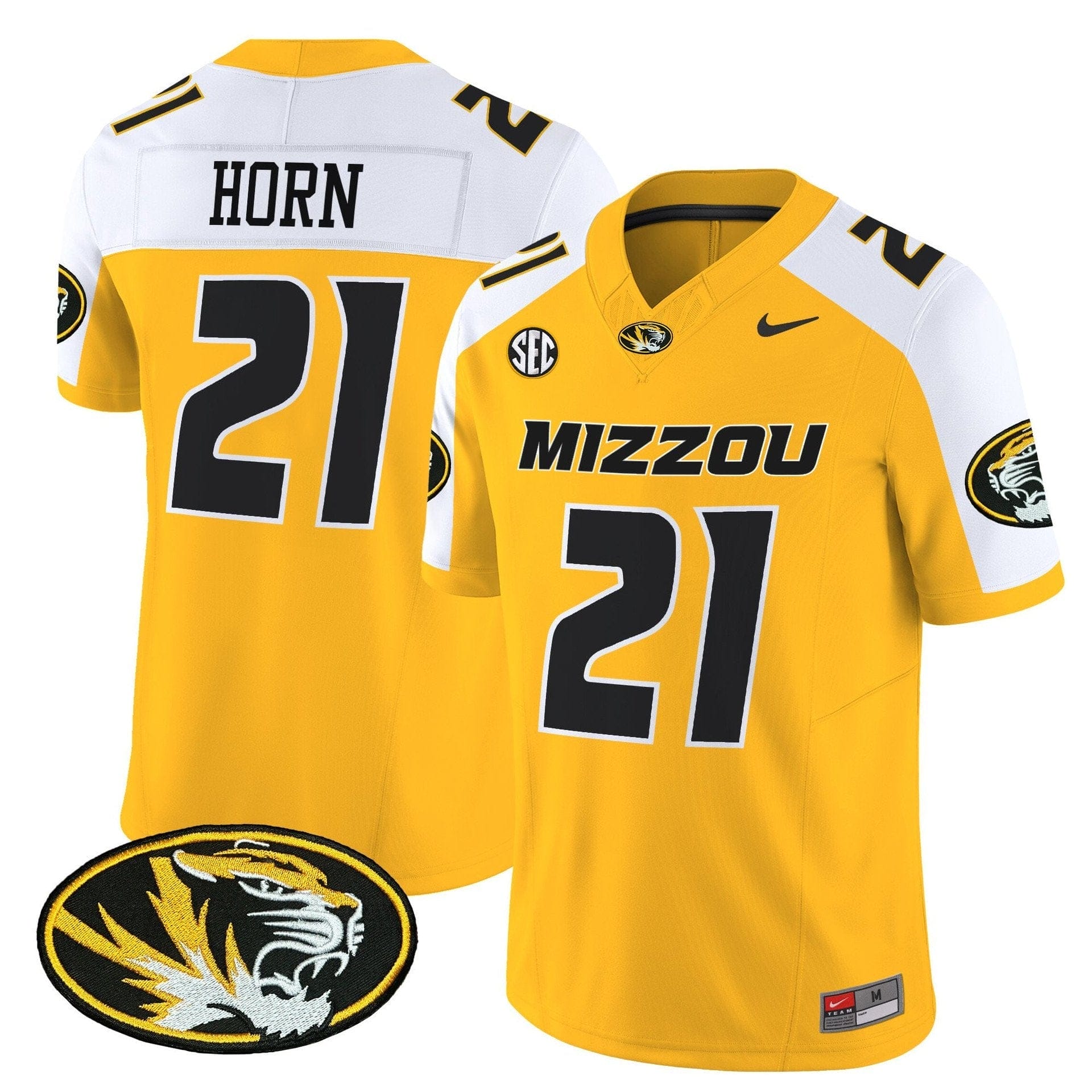 Sam Horn Jersey #21 Missouri Tigers 2025 Vapor Limited Stitched - Image 4