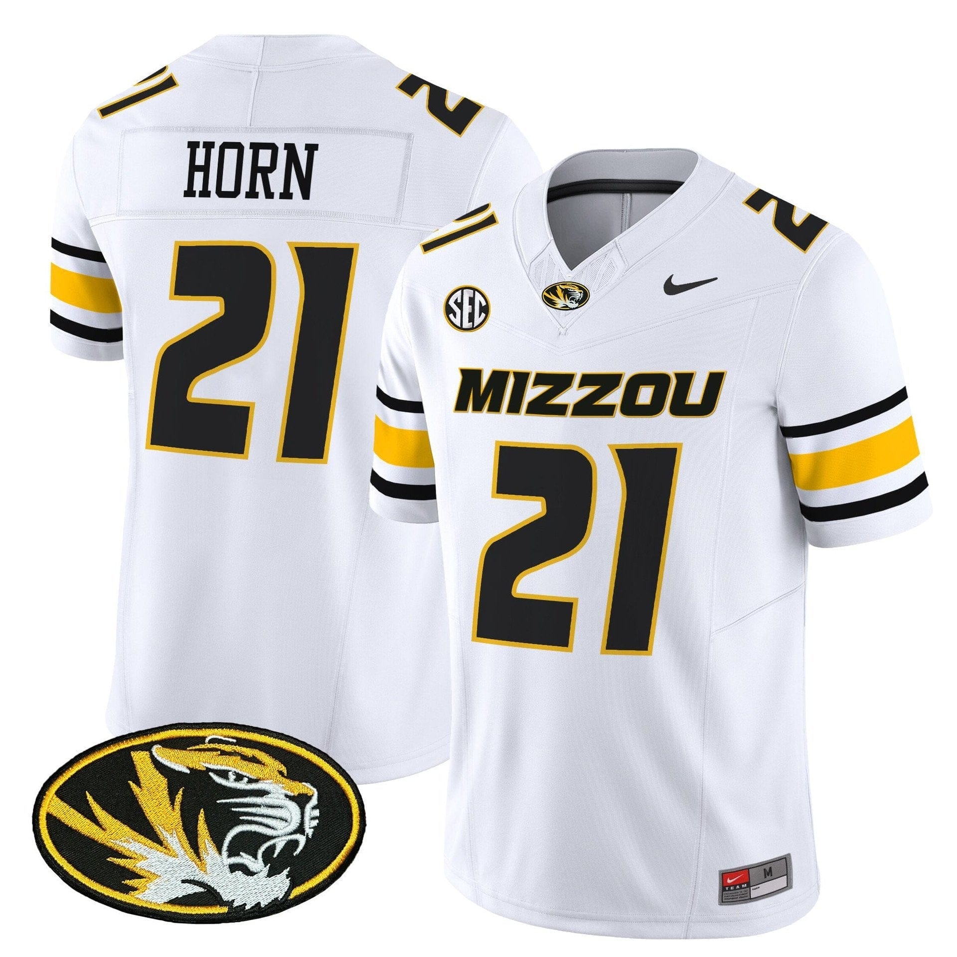 Sam Horn Jersey #21 Missouri Tigers 2025 Vapor Limited Stitched - Image 2