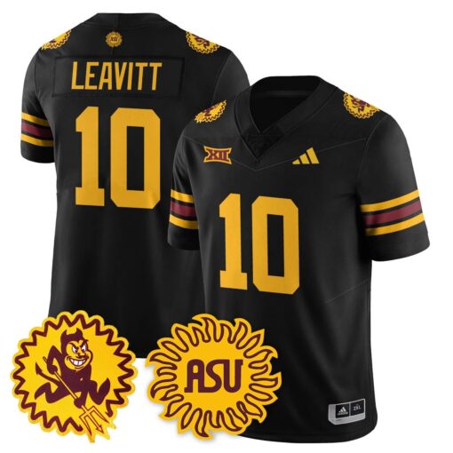 Sam Leavitt Jersey #10 Arizona State Sun Devils 1975 Throwback Stitched