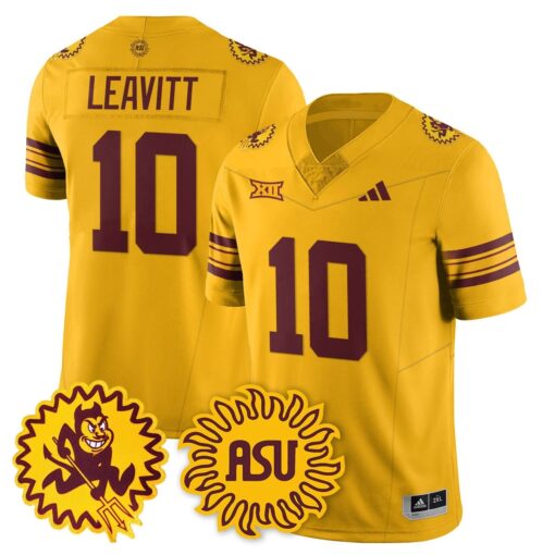 Sam Leavitt Jersey #10 Arizona State Sun Devils 1975 Throwback Stitched - Image 3
