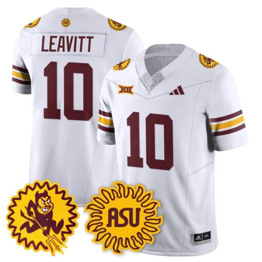 Sam Leavitt Jersey #10 Arizona State Sun Devils 1975 Throwback Stitched - Image 2